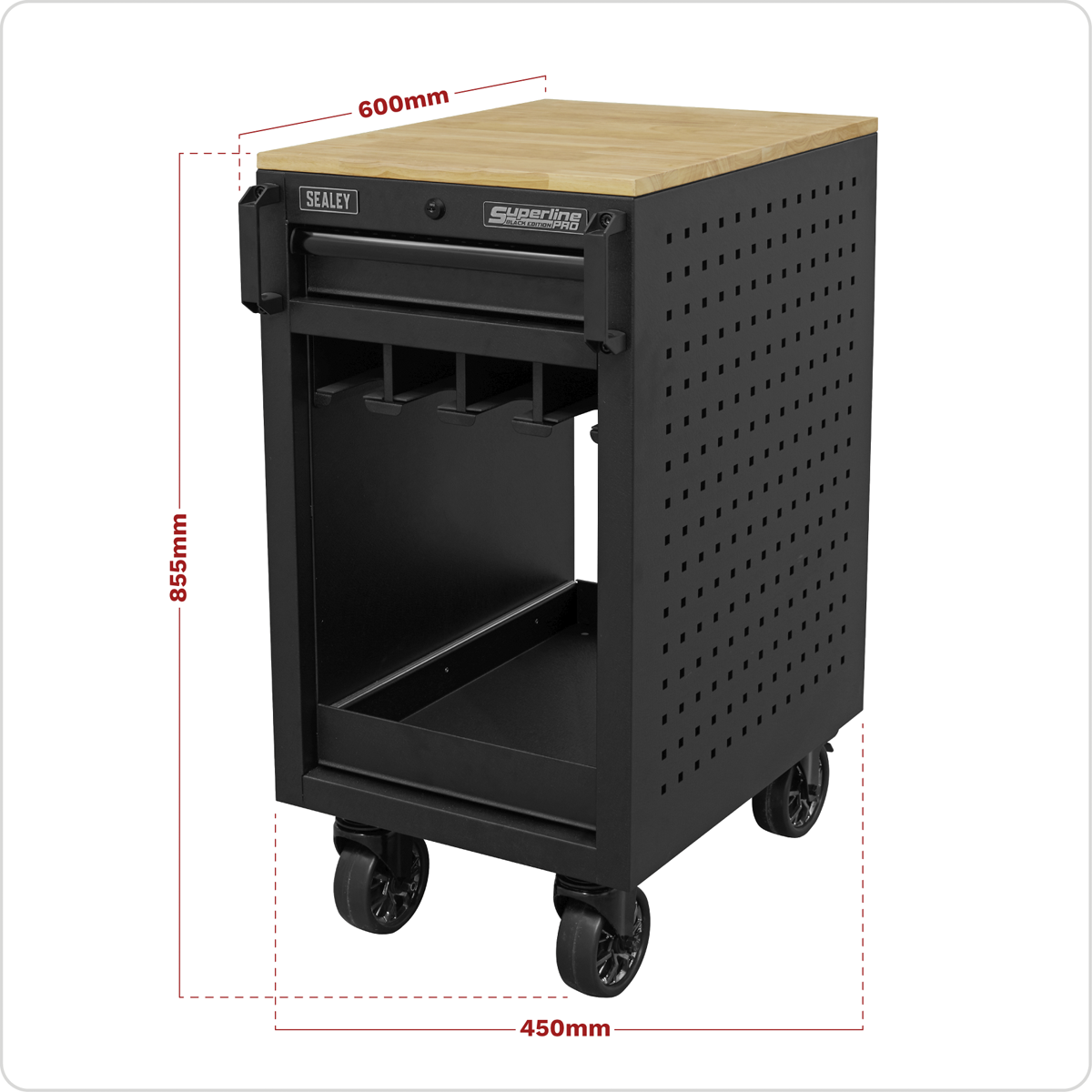 Superline PRO® 8 Power Tool Rack Trolley 450mm