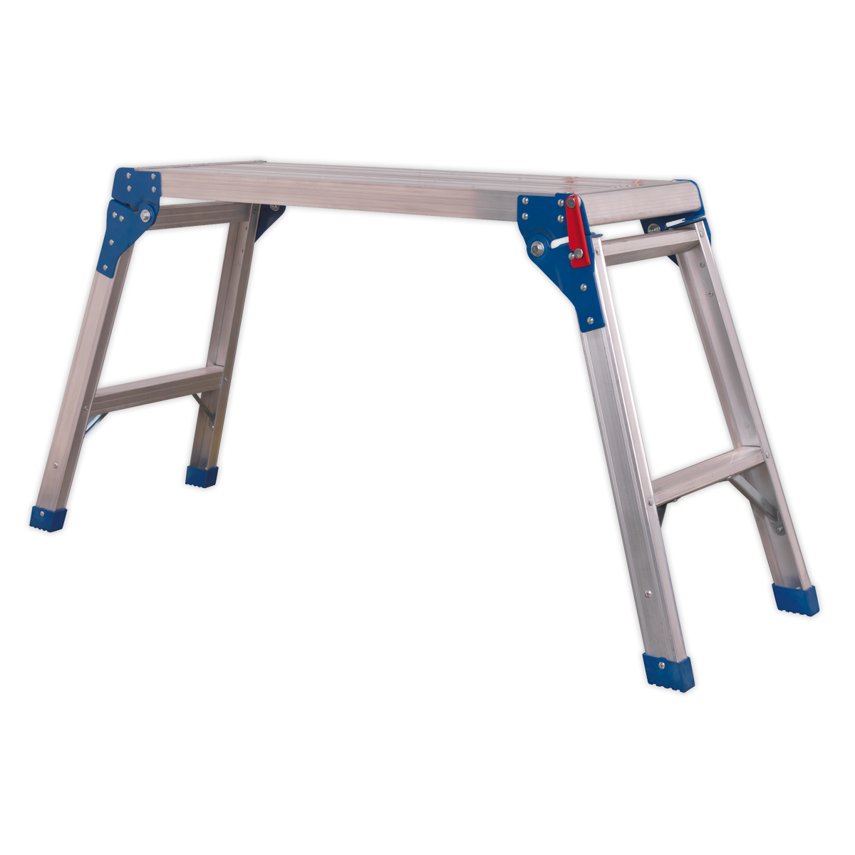 Folding Platform 2-Tread Aluminium - EN 131