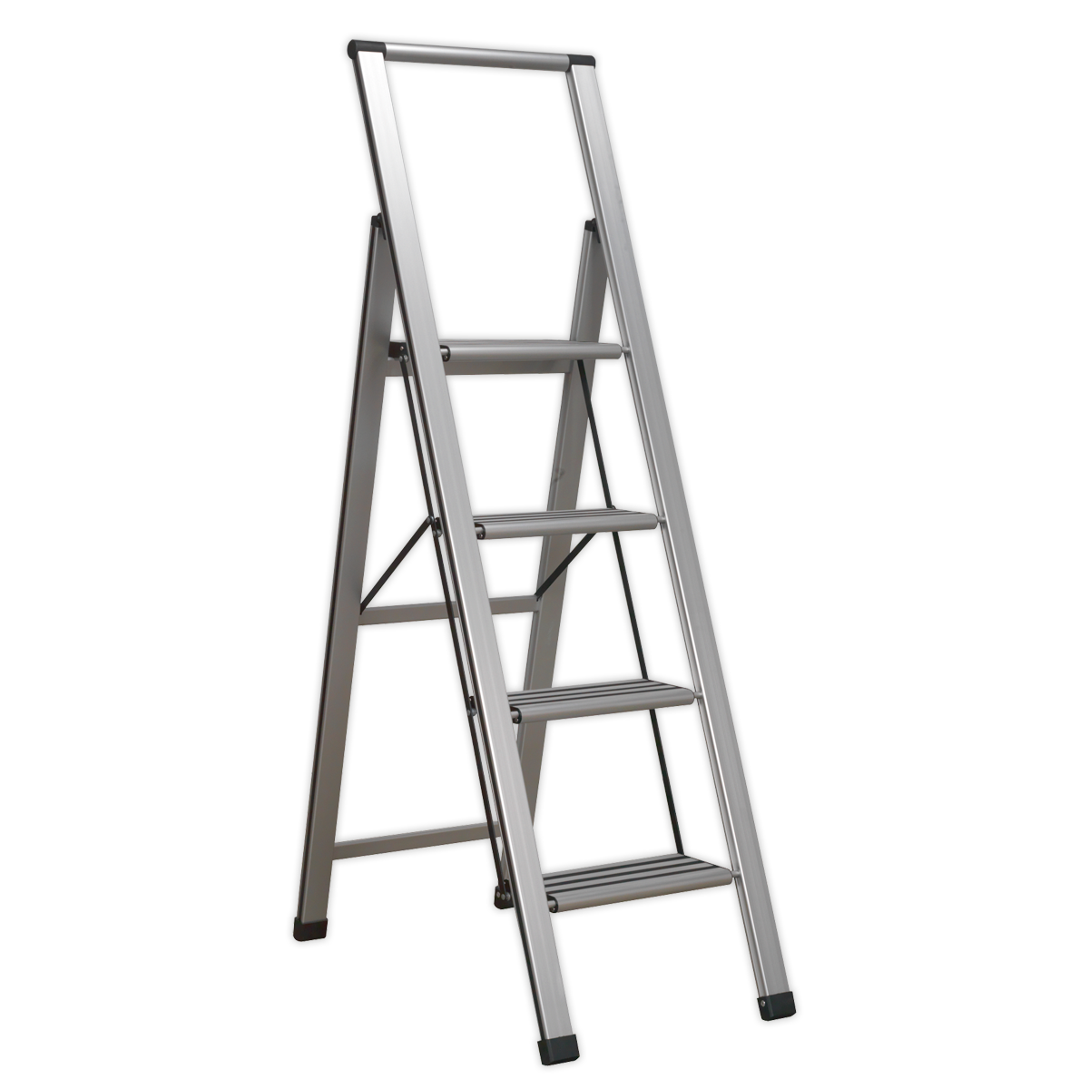 Professional Folding Step Ladder 4-Step Aluminium 150kg Capacity