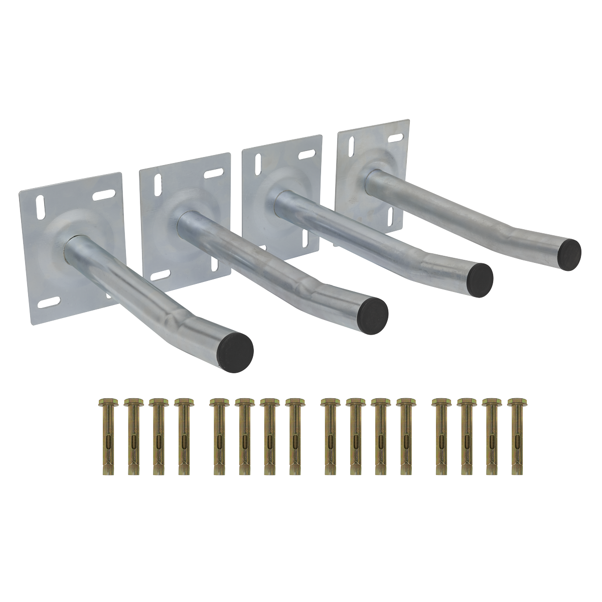 Wall Mounting Storage Hooks - Set of 4