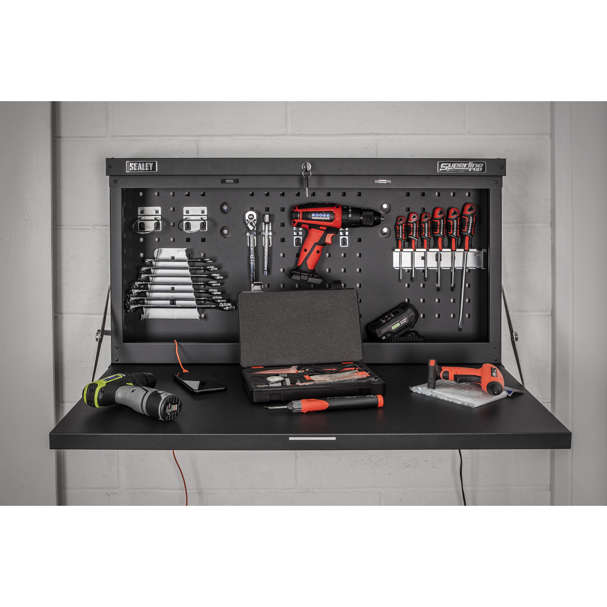 Superline PRO® Wall Mounting Foldable Workbench