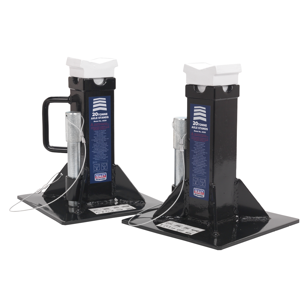 Premier Axle Stands (Pair) 20 Tonne Capacity per Stand