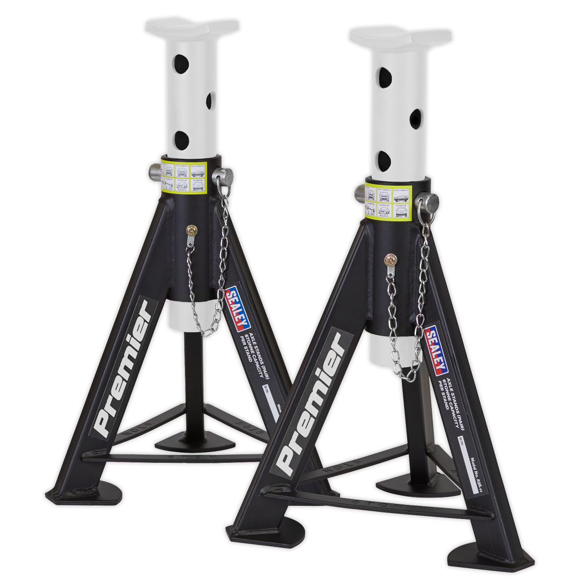 Premier Axle Stands (Pair) 6 Tonne Capacity per Stand