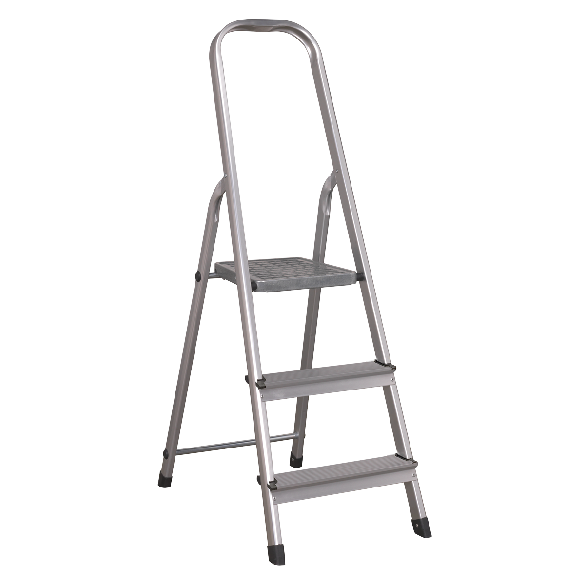 Step Ladder 3-Tread Aluminium - BS EN 131
