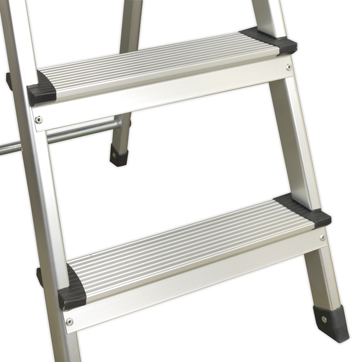 Step Ladder 3-Tread Aluminium - BS EN 131