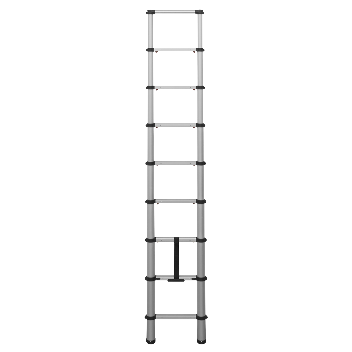 Telescopic Ladder 9-Tread Aluminium - BS EN 131