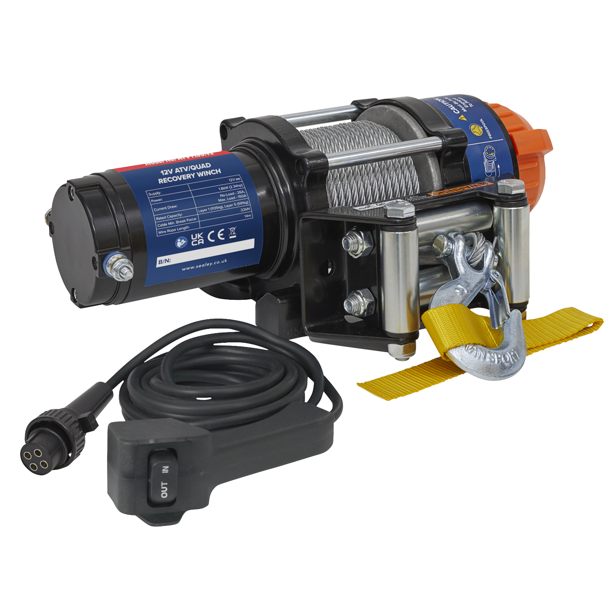 Wireless Winch ATV1135 Combo Kit