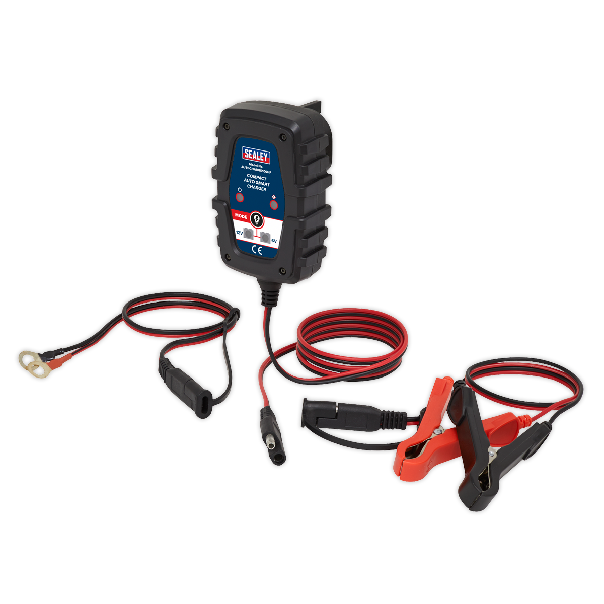 6/12V Compact Smart Trickle Charger & Maintainer 1A