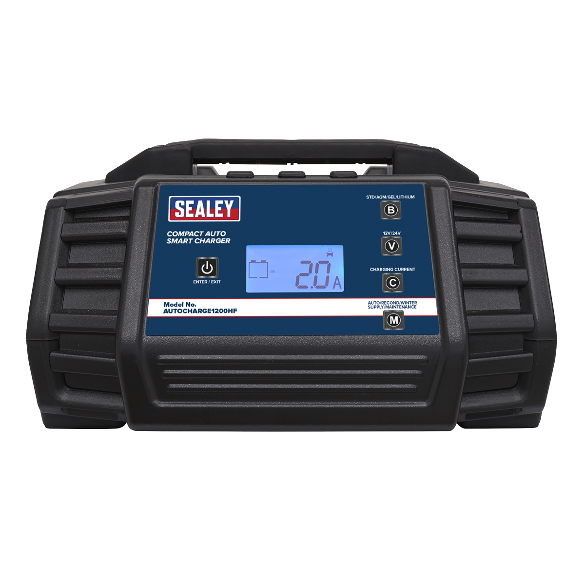 12/24V Compact Auto Smart Charger & Maintainer 12A