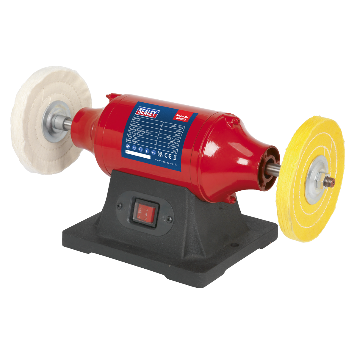 150mm Bench Mounting Buffer/Polisher 370W/230V