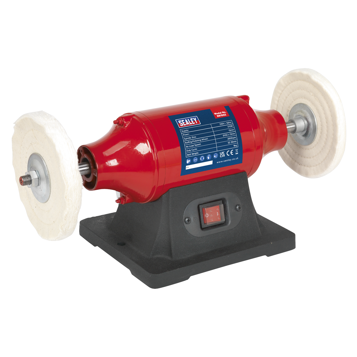 150mm Bench Mounting Buffer/Polisher 370W/230V