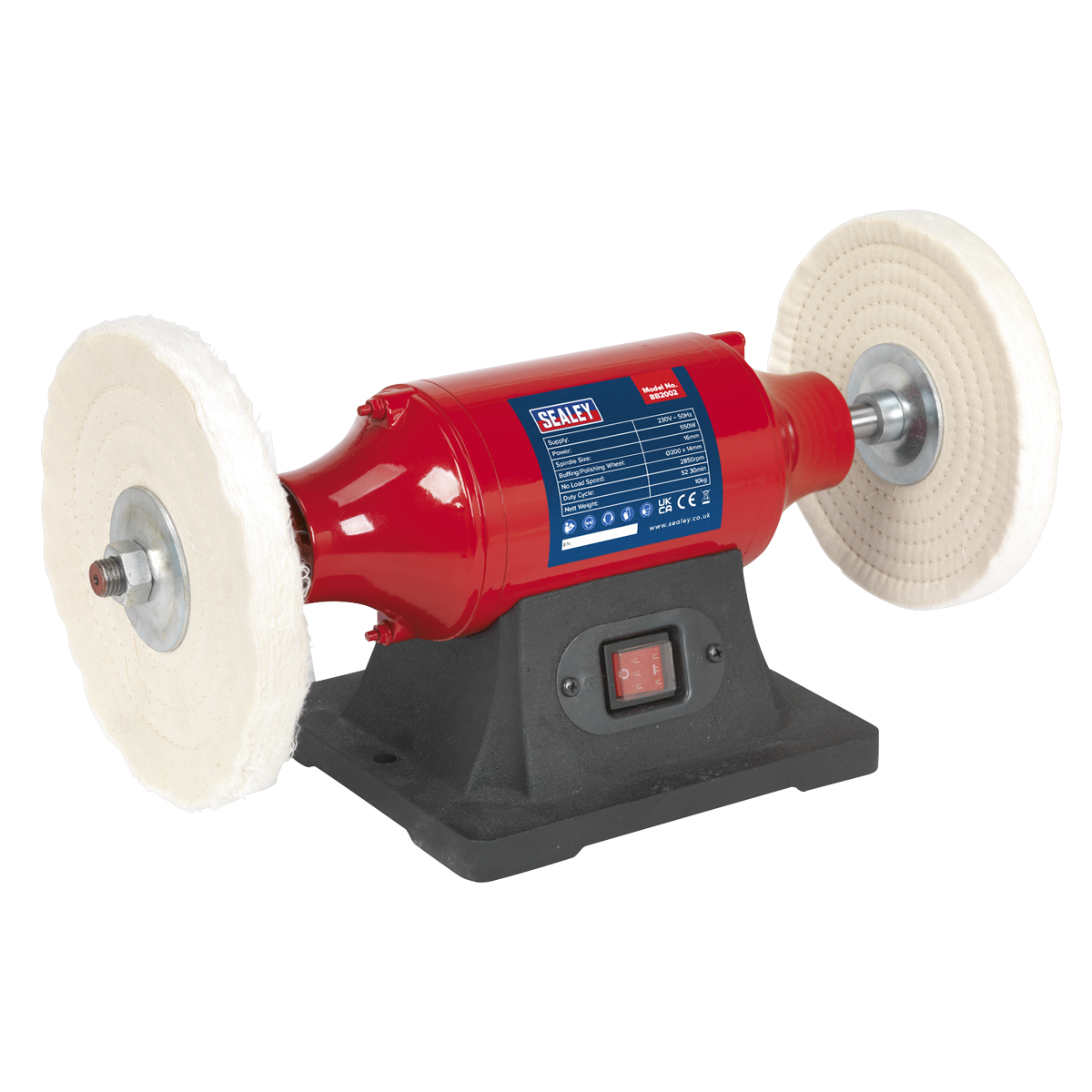 200mm Bench Mounting Buffer Polisher 550W/230V