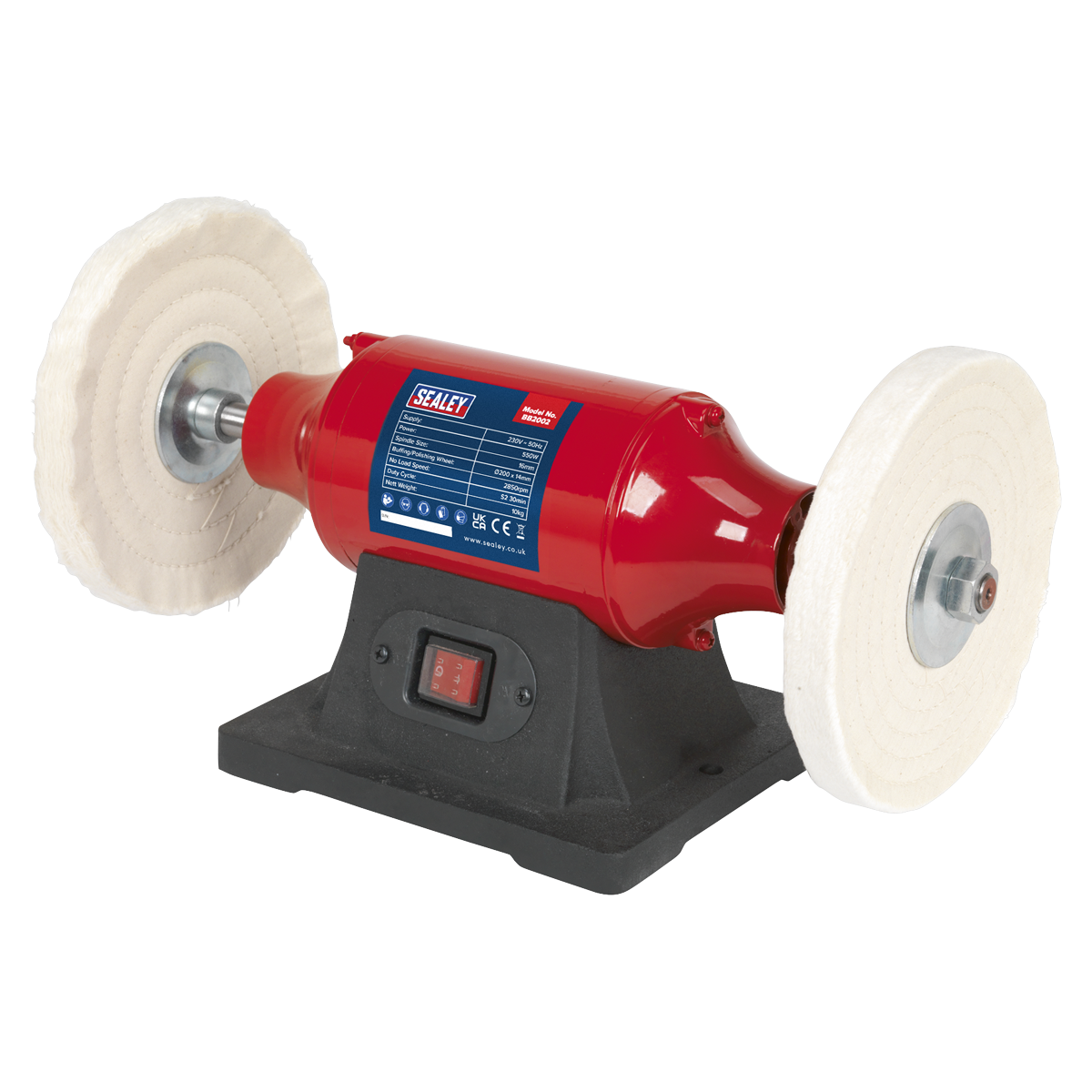 200mm Bench Mounting Buffer Polisher 550W/230V