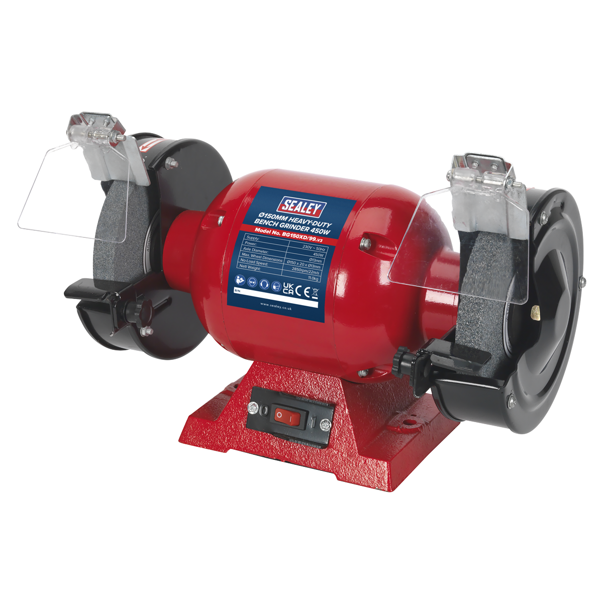 Heavy-Duty 150mm Bench Grinder 450W/230V