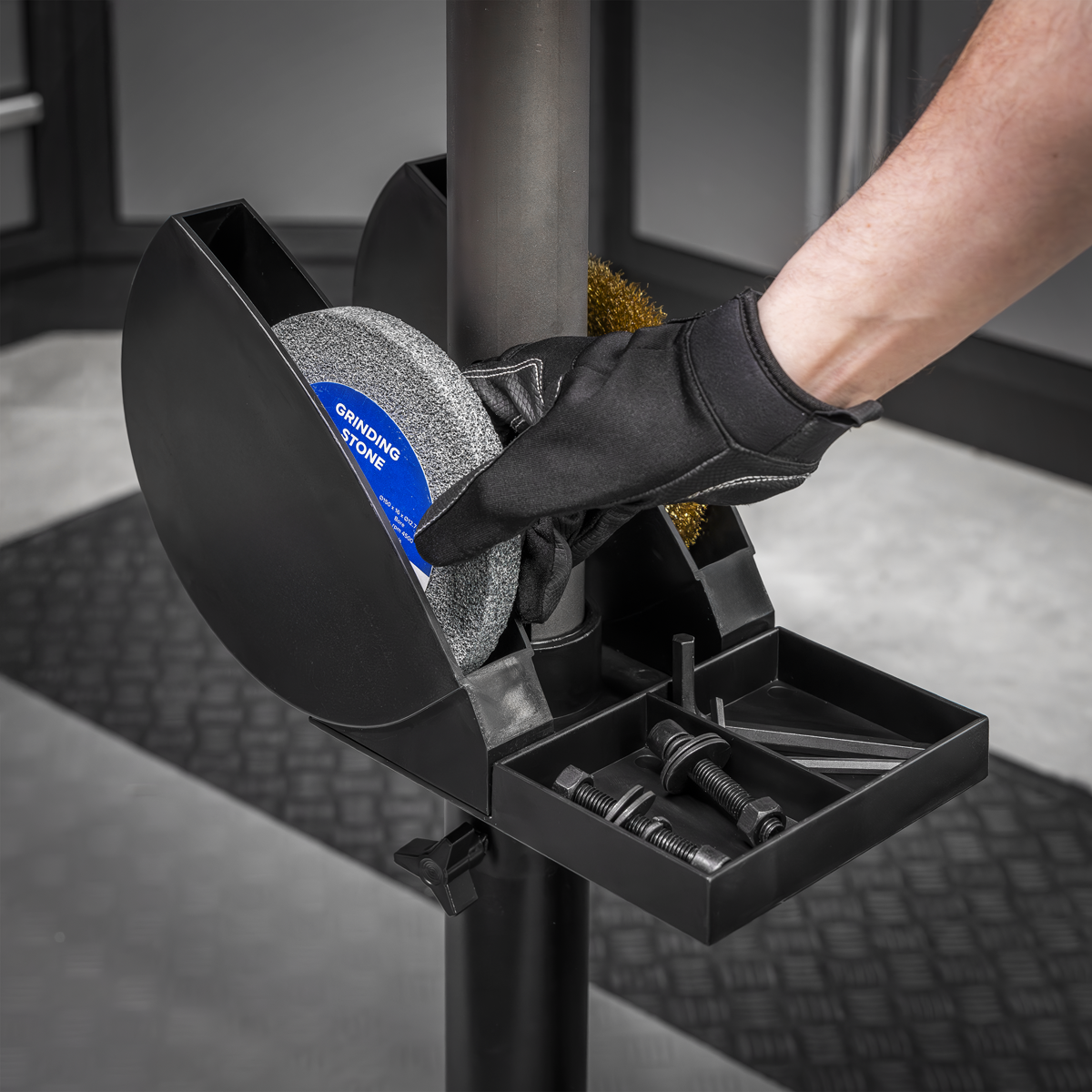 Bench Grinder Floor Stand Adjustable