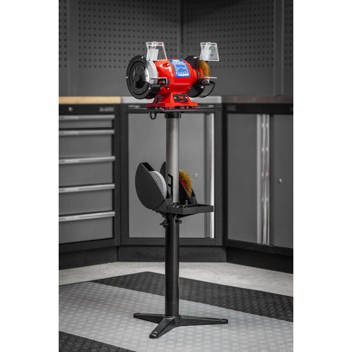 Bench Grinder Floor Stand Adjustable