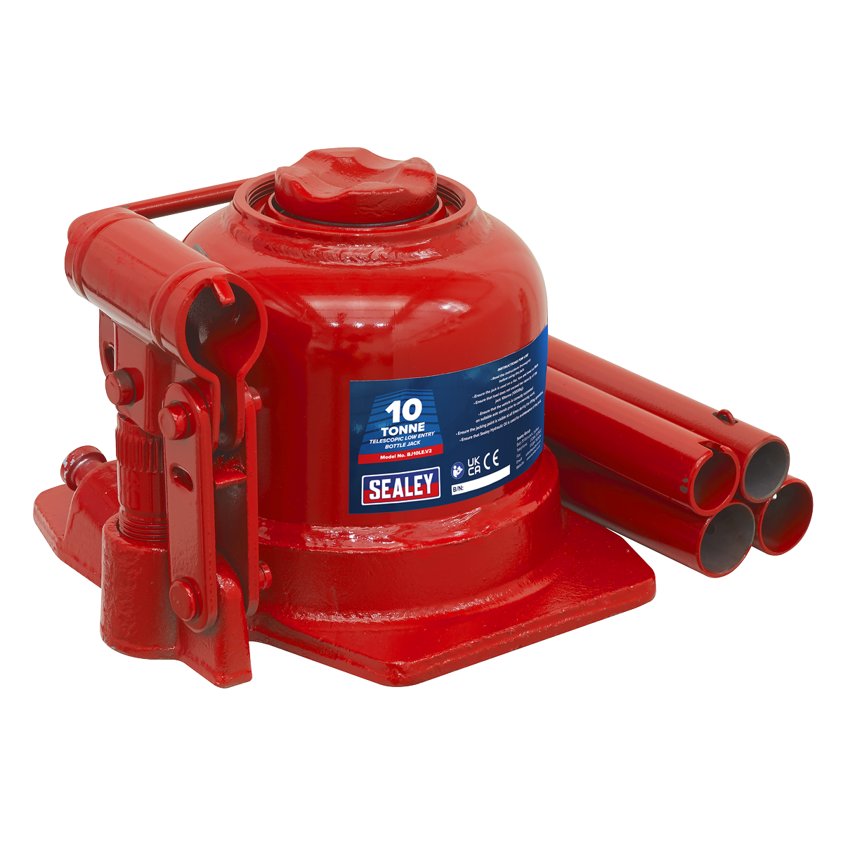 Low Profile Telescopic Bottle Jack 10 Tonne