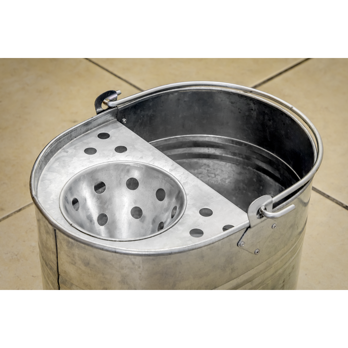 Mop Bucket 13L - Galvanized