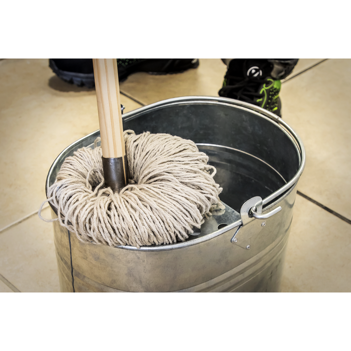 Mop Bucket 13L - Galvanized