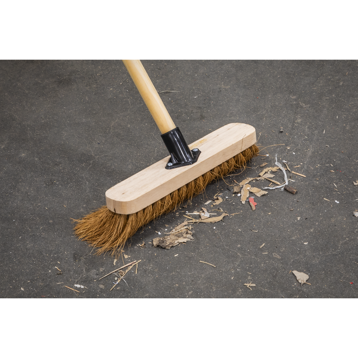 Soft Bristle Broom 12"(300mm)