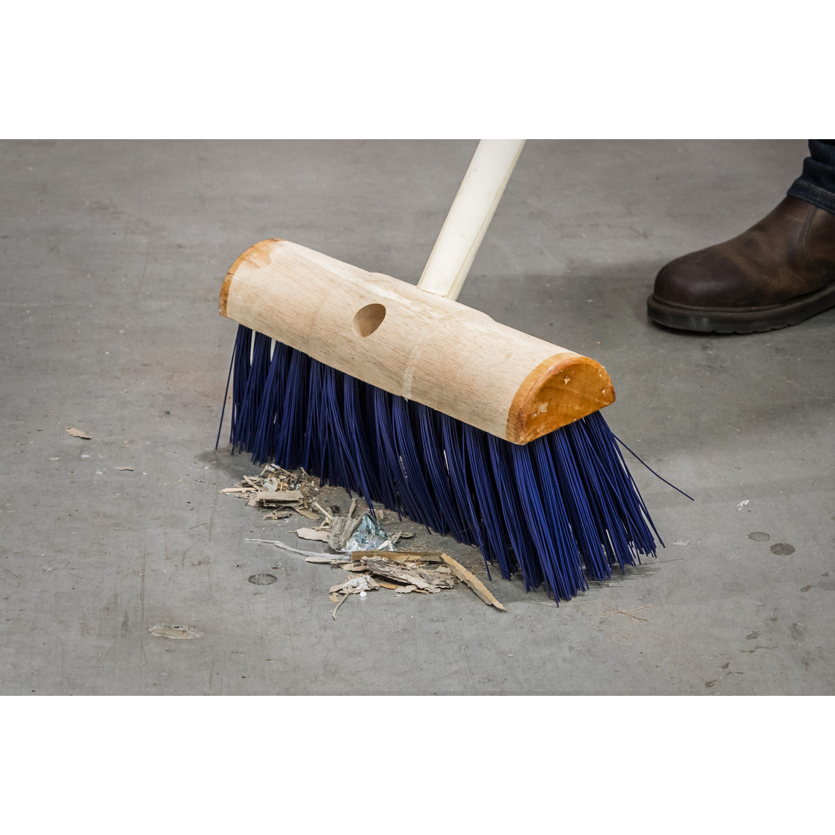 Stiff/Hard Bristle Yard Broom 13"(325mm)