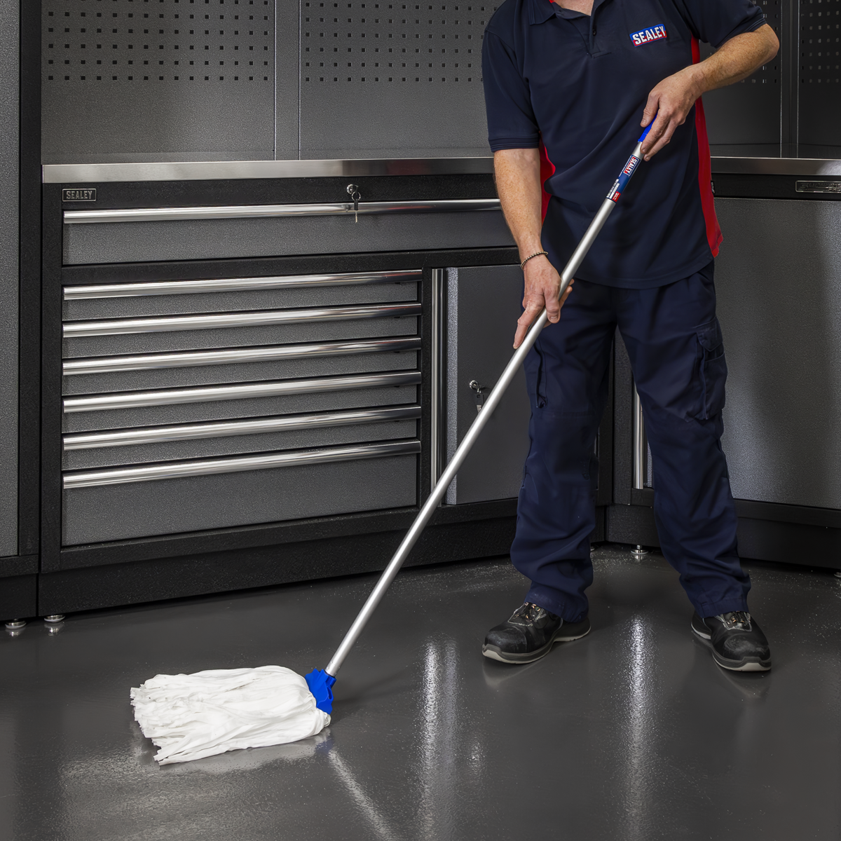 Aluminium Mop with Disposable Head