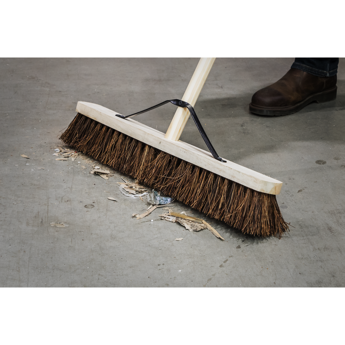 Stiff/Hard Bristle Broom 24"(600mm)