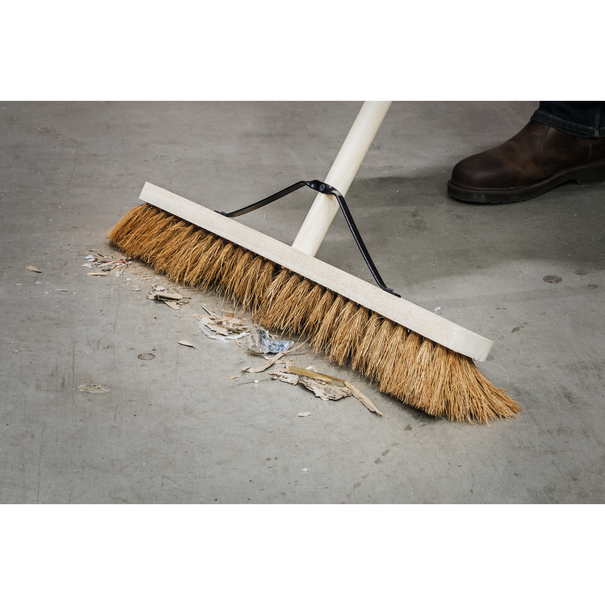 Soft Bristle Broom 24"(600mm)