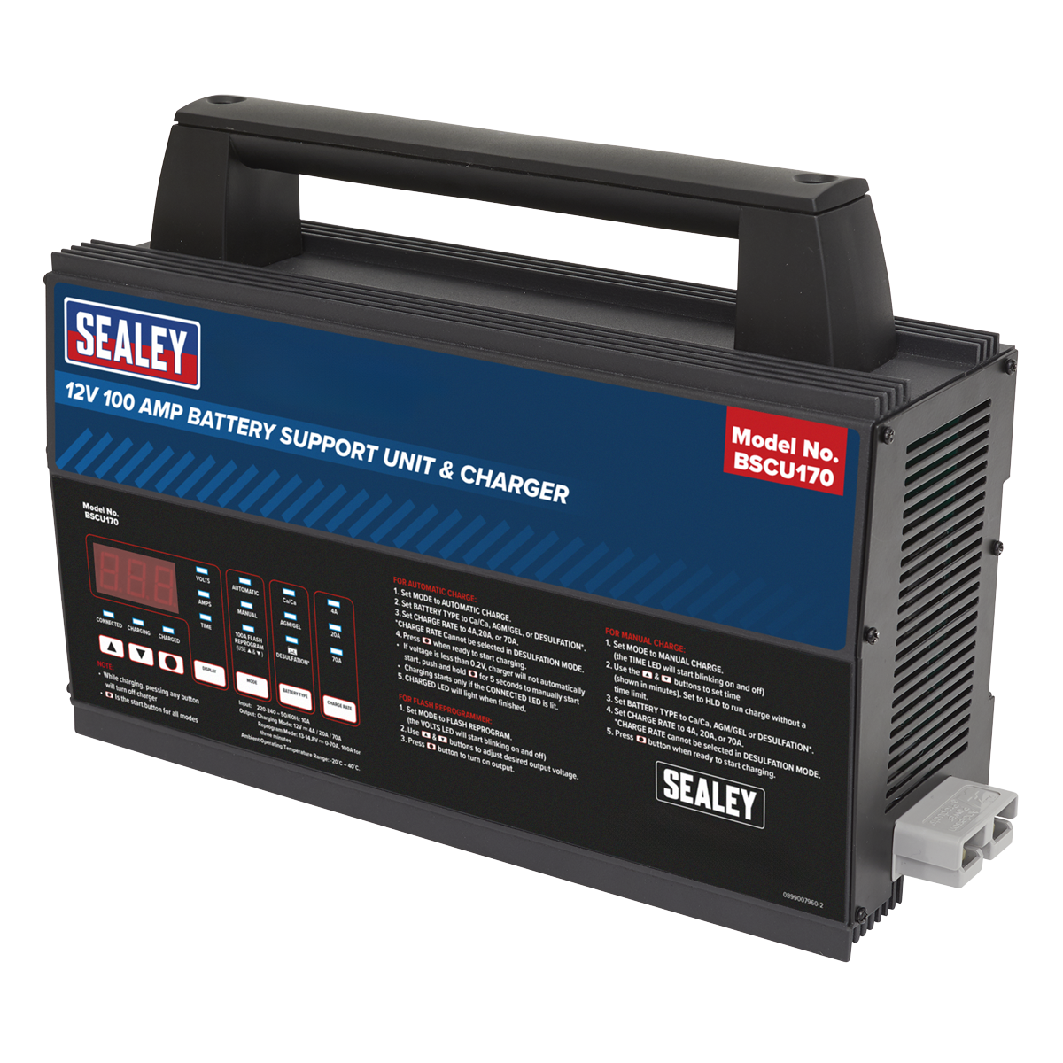 12V Battery Support Unit & Charger 100A