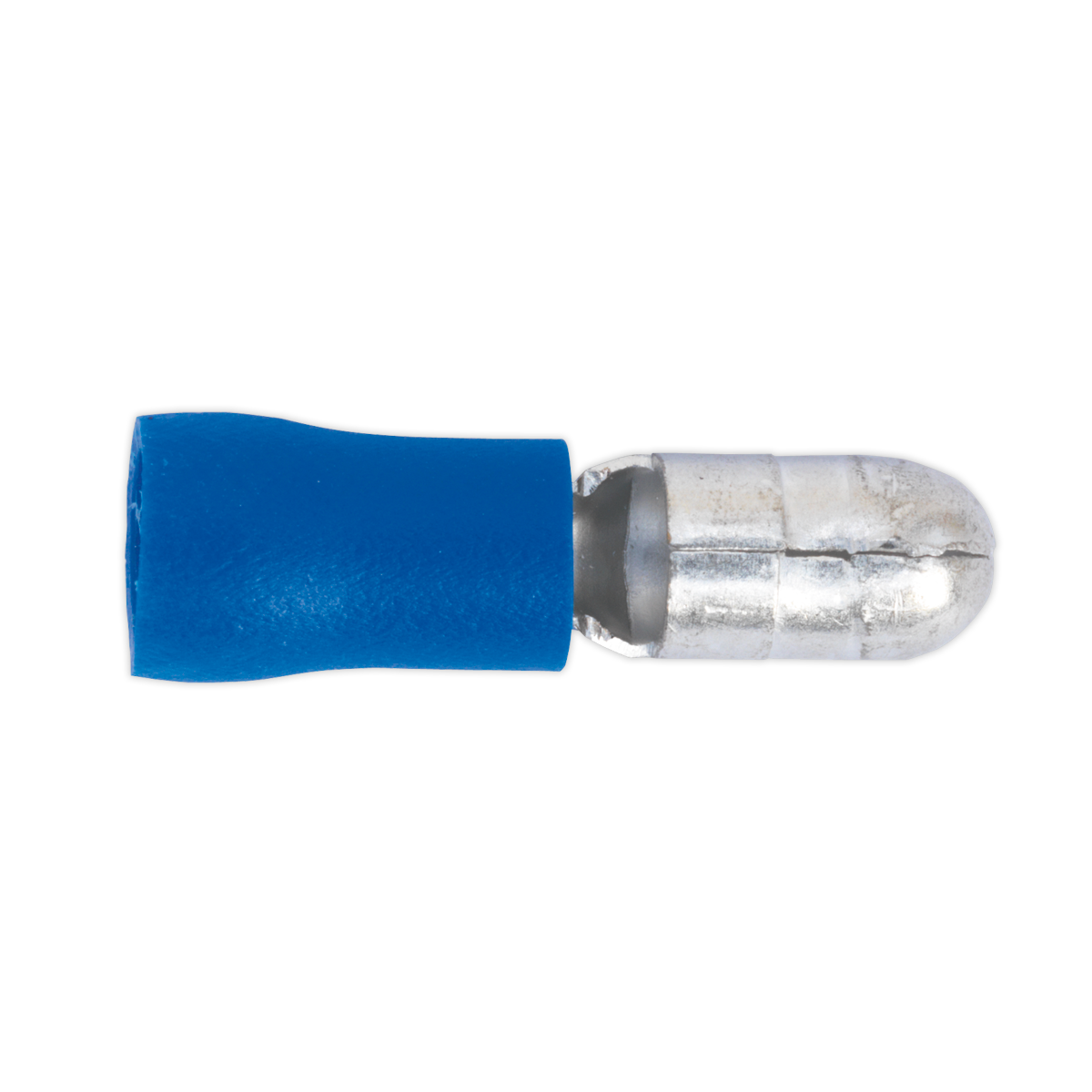 Male Bullet Terminal 5mm, Blue - Pack of 100