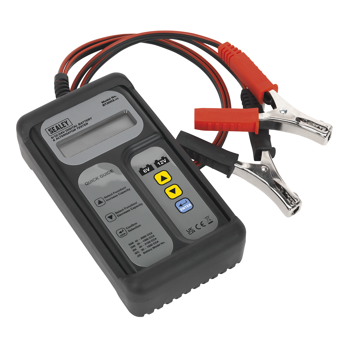 Digital Battery & Alternator Tester 6/12/24V