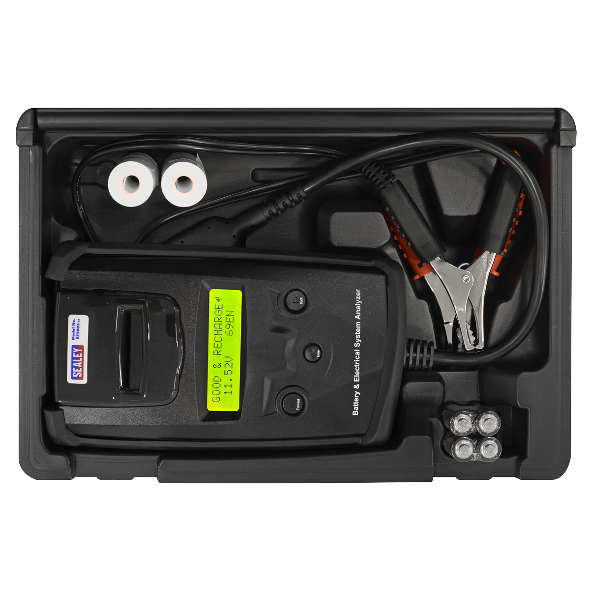 Digital Battery & Alternator Tester with Printer 6/12/24V