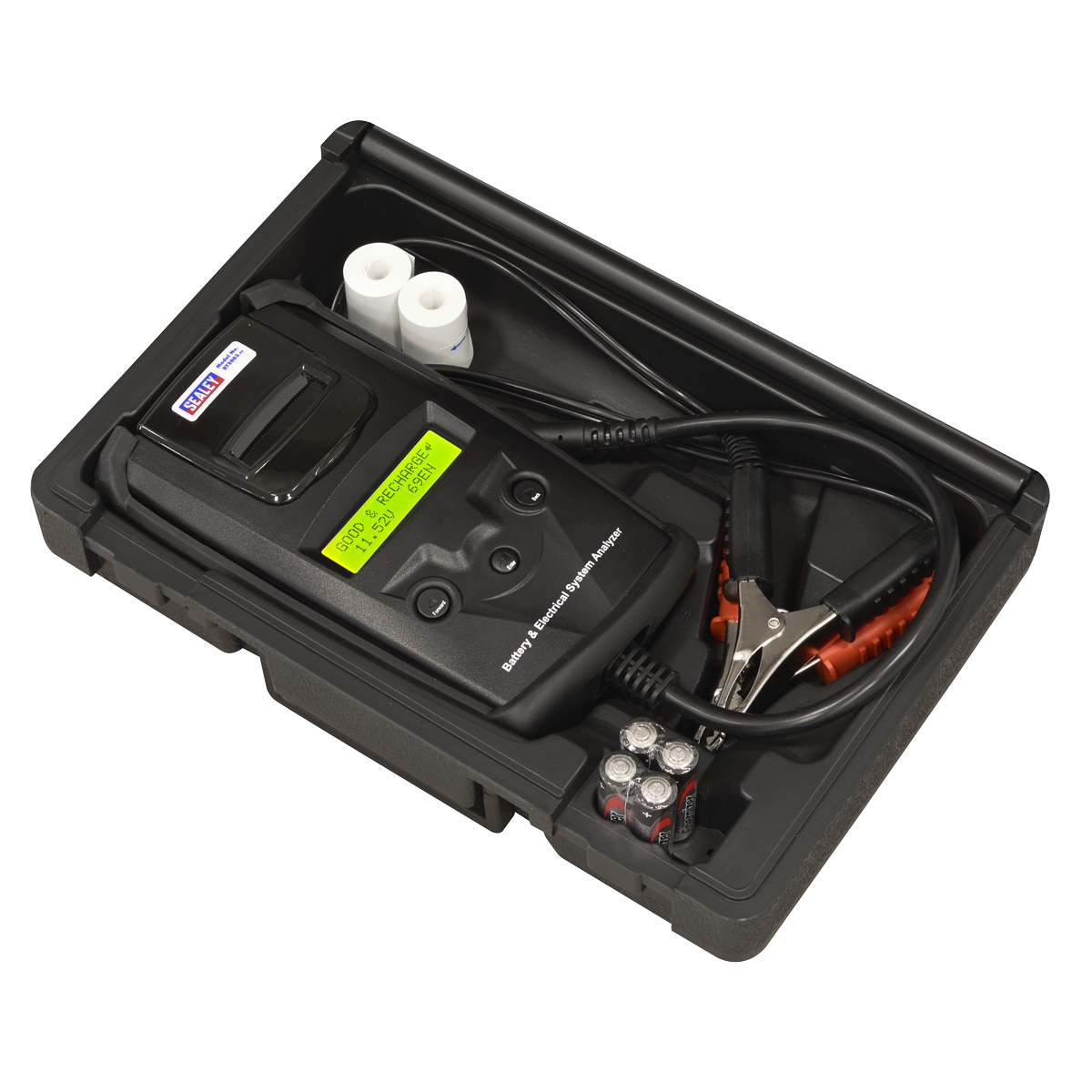 Digital Battery & Alternator Tester with Printer 6/12/24V
