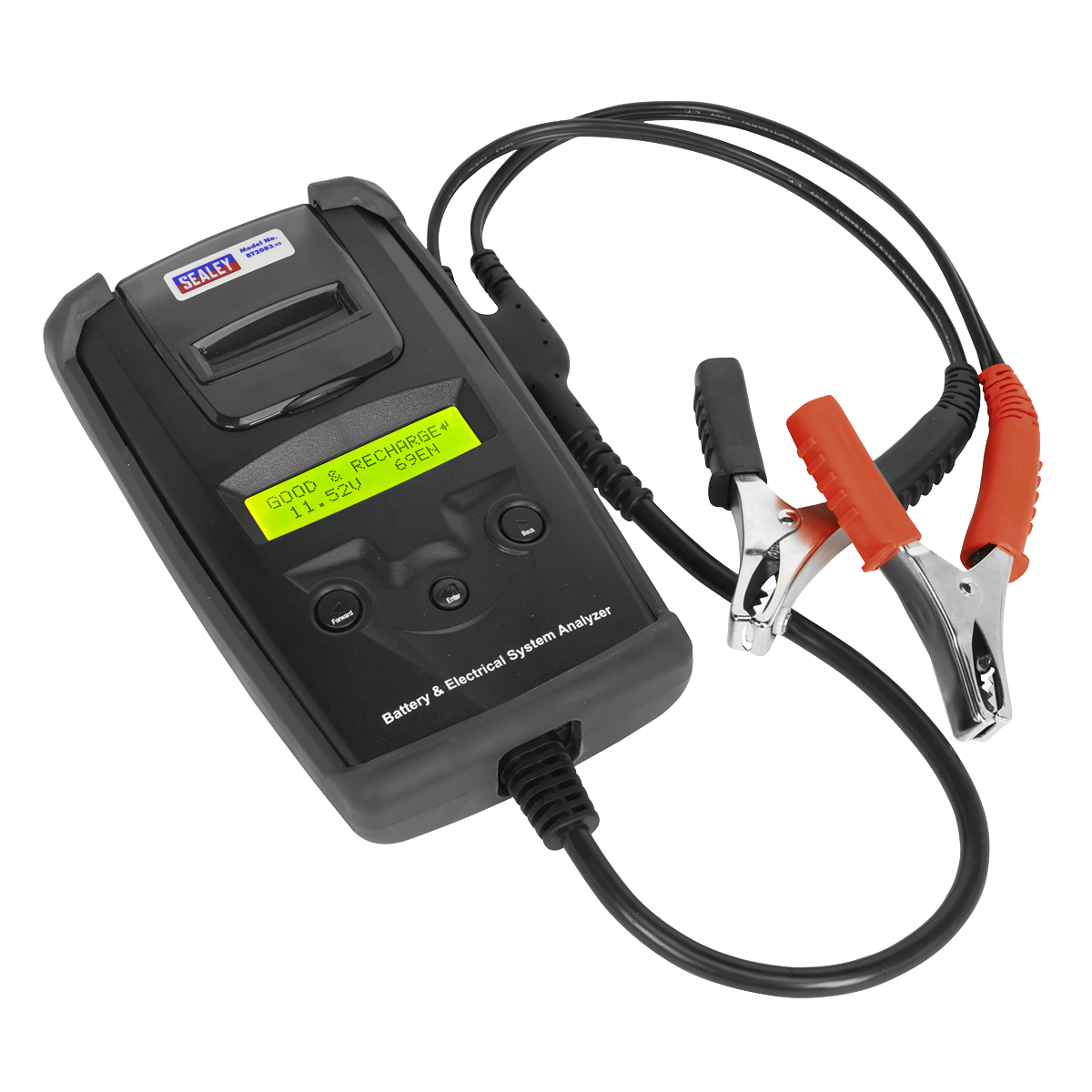 Digital Battery & Alternator Tester with Printer 6/12/24V