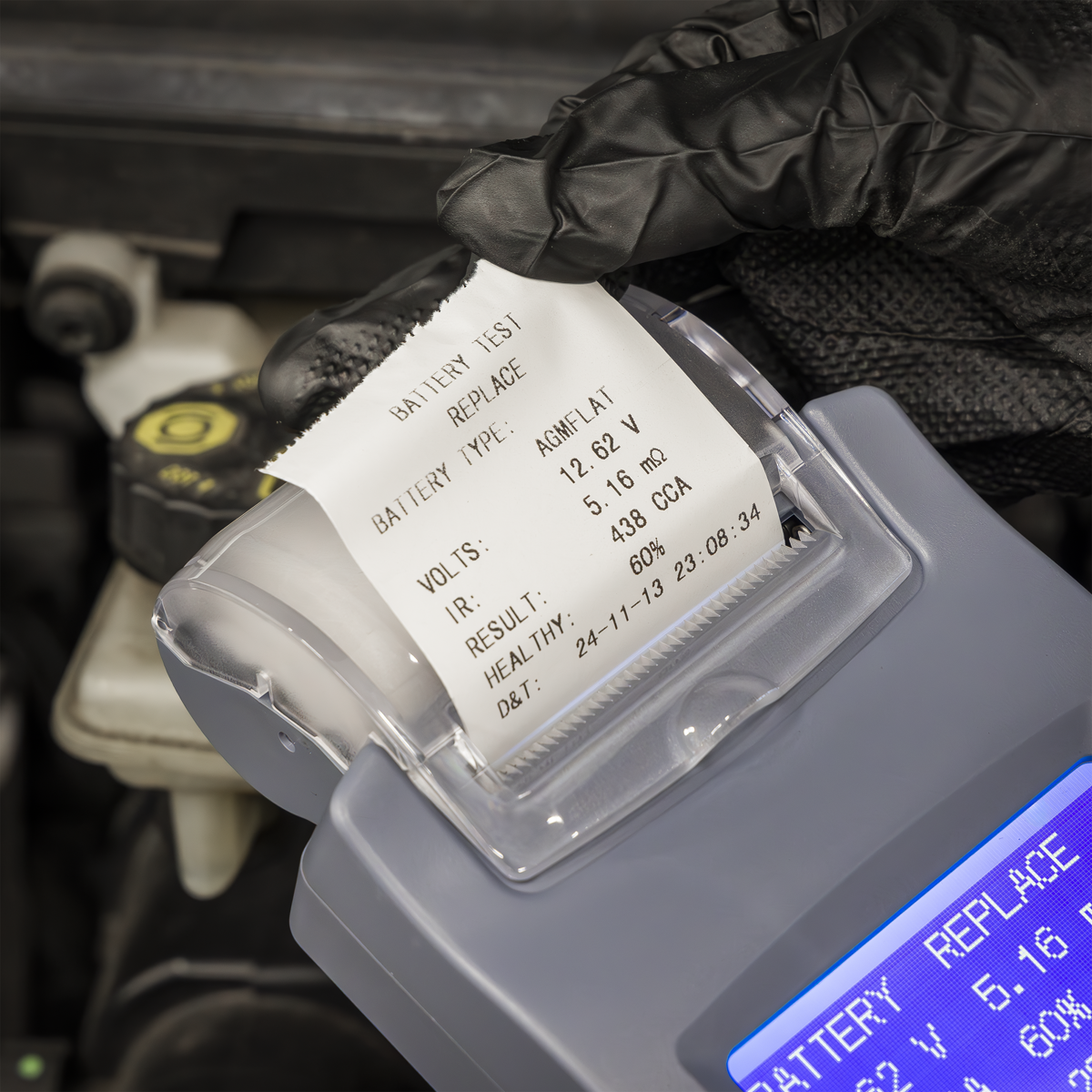 Digital Battery & Alternator/Starter Tester with Printer 12V