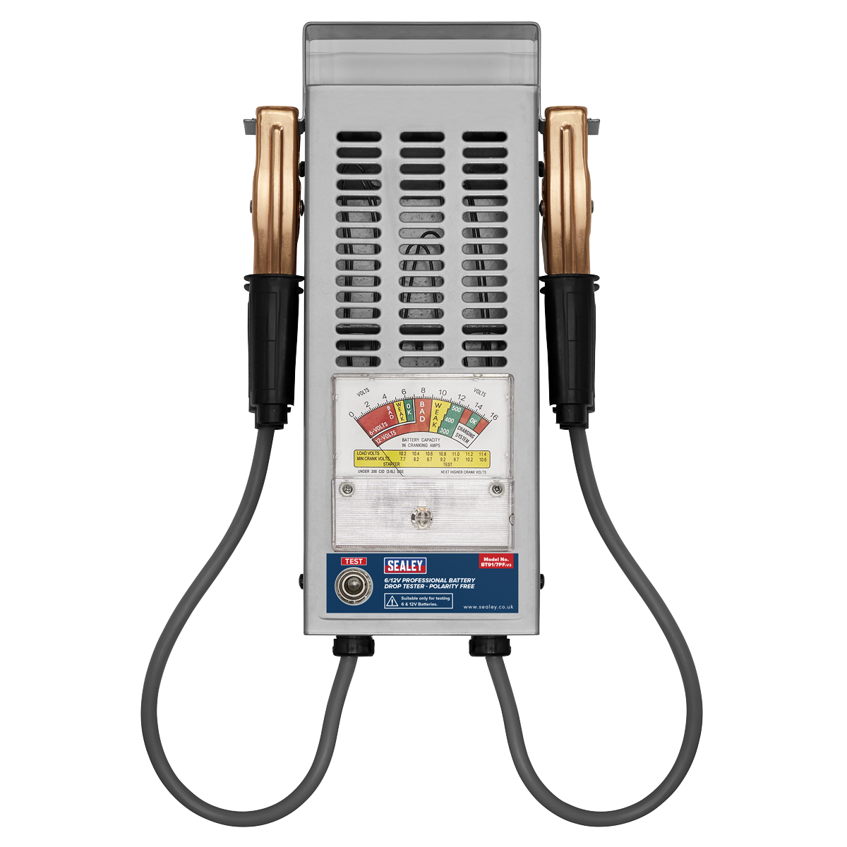 Polarity Free Professional Battery Drop Tester 6/12V