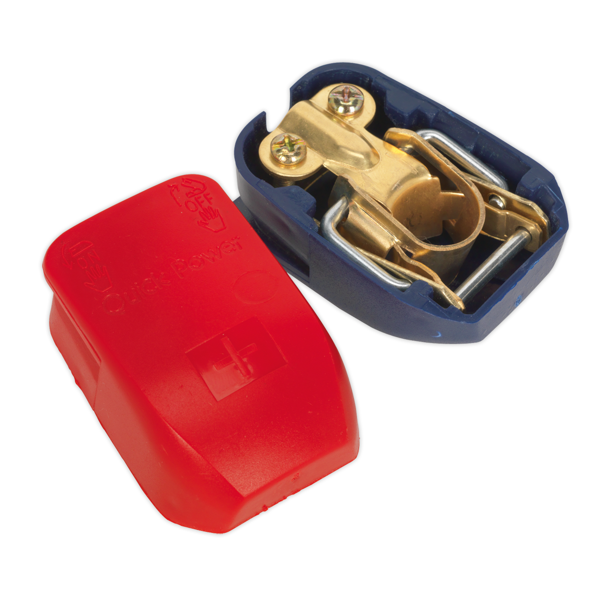 Quick Release Positive-Negative Battery Clamps - Pair