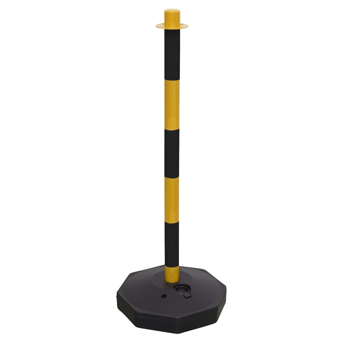 Post & Chain Kit 25m - Black/Yellow