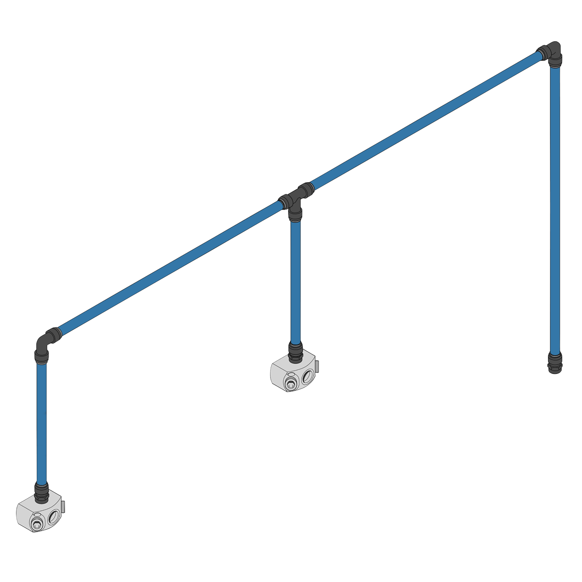 Speedfit® 12m 2-Drop Air Supply System Kit 28mm