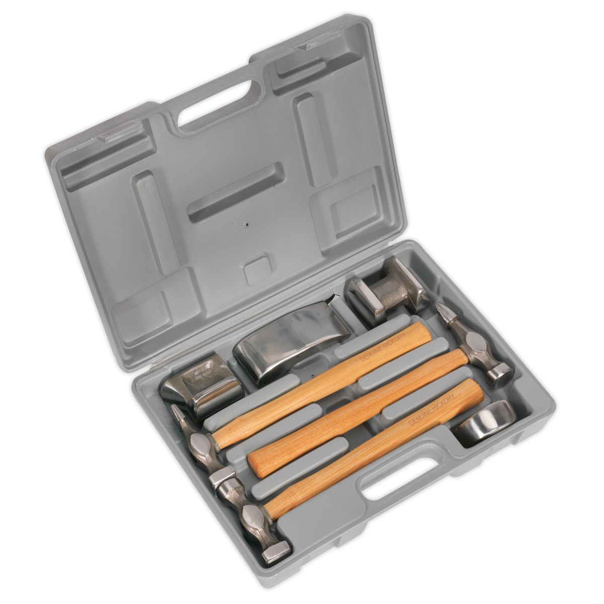 Drop-Forged Panel Beating Set with Hickory Shafts 7pc