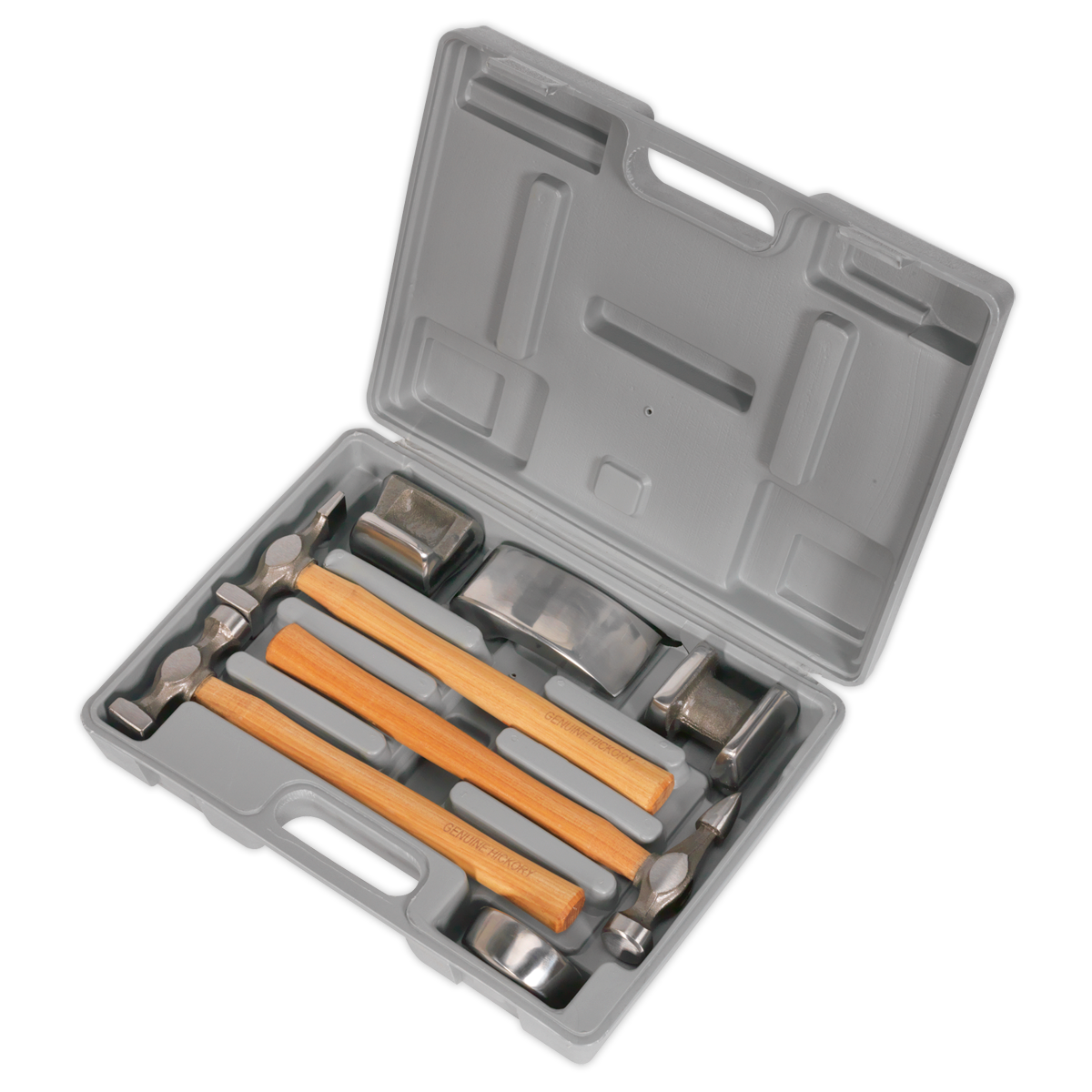 Drop-Forged Panel Beating Set with Hickory Shafts 7pc