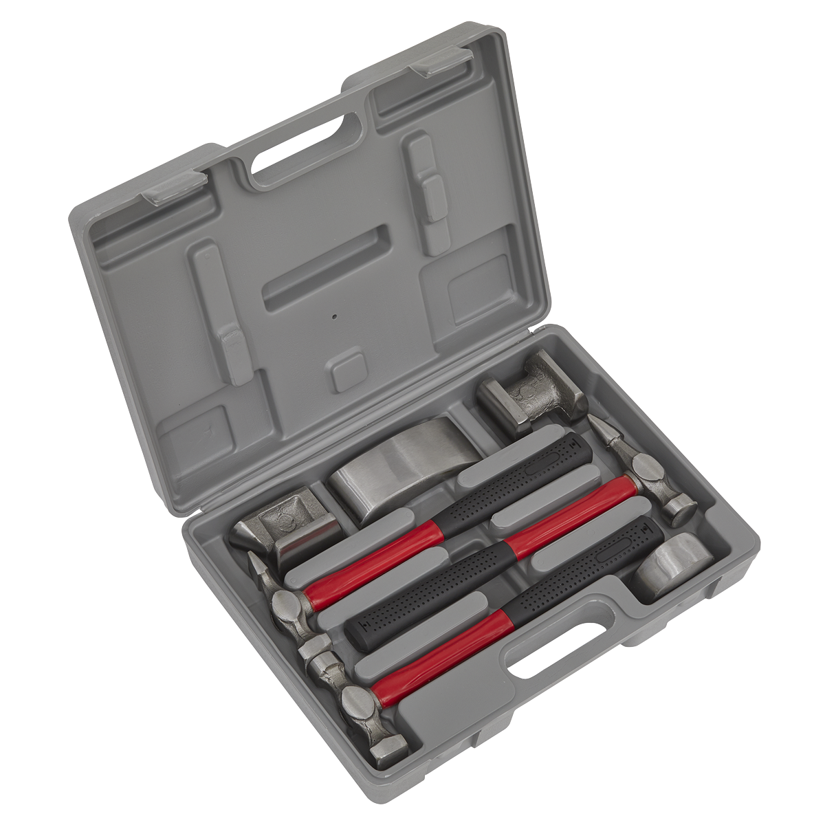 Drop-Forged Panel Beating Set with Fibreglass Shafts 7pc