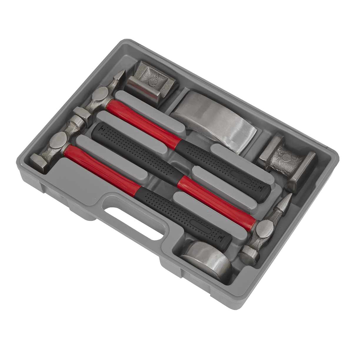 Drop-Forged Panel Beating Set with Fibreglass Shafts 7pc