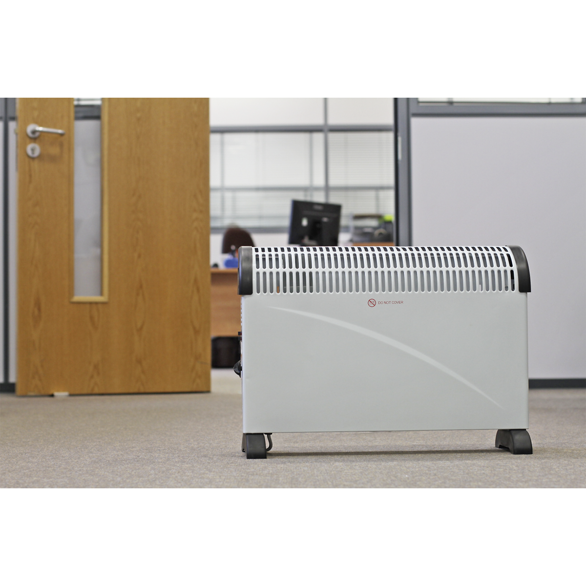 Convector Heater with 3 Heat Settings Thermostat 2000W/230V