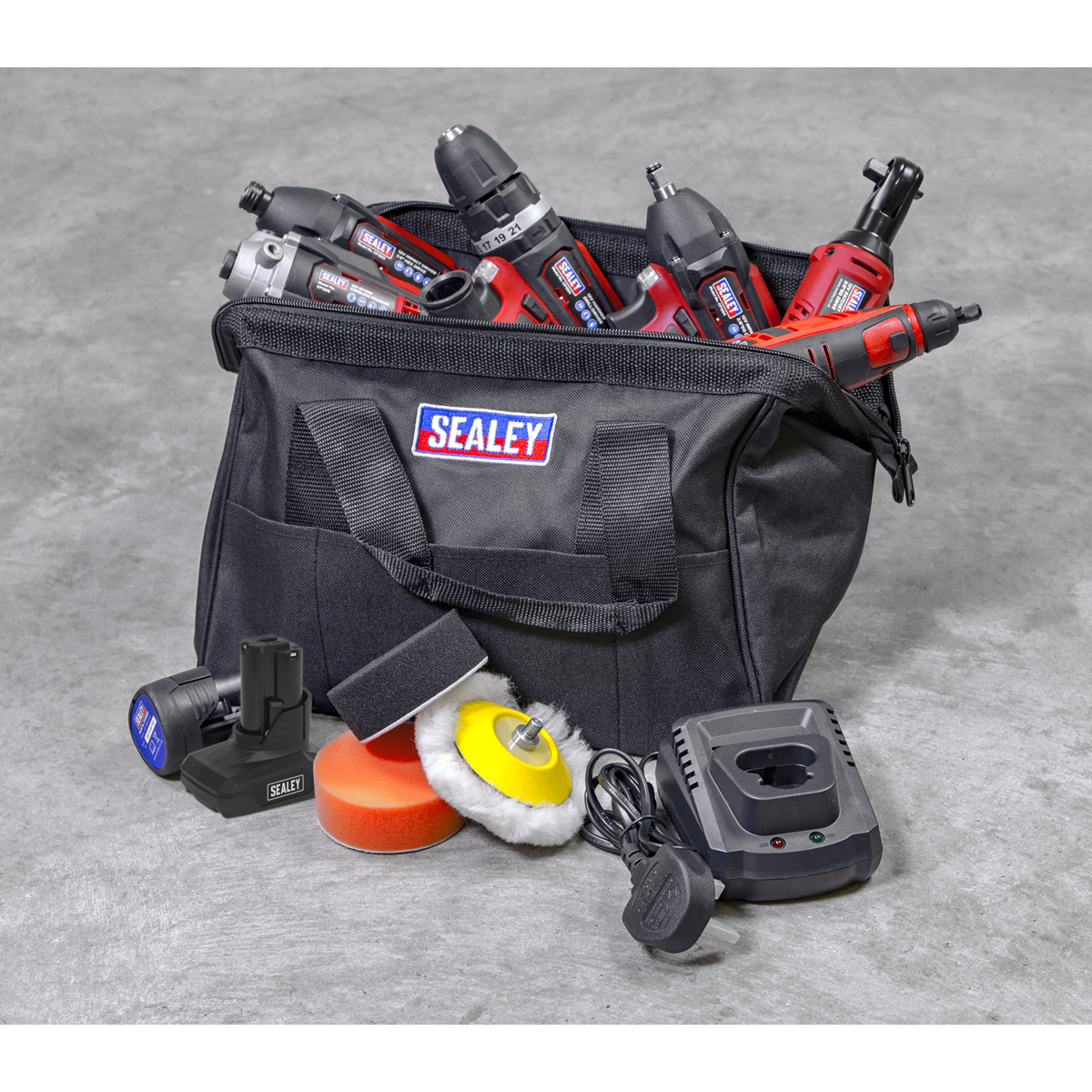 6 x SV12 Series Cordless Power Tool Combo Kit 12V - 2 Batteries