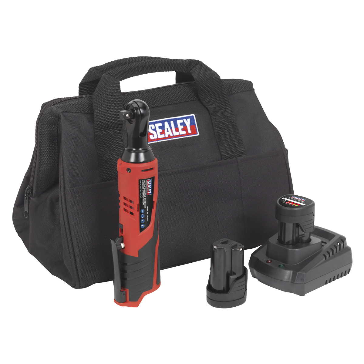 SV12 Series 3/8"Sq Drive Cordless Ratchet Wrench Kit 12V 1.5Ah - 2 Batteries