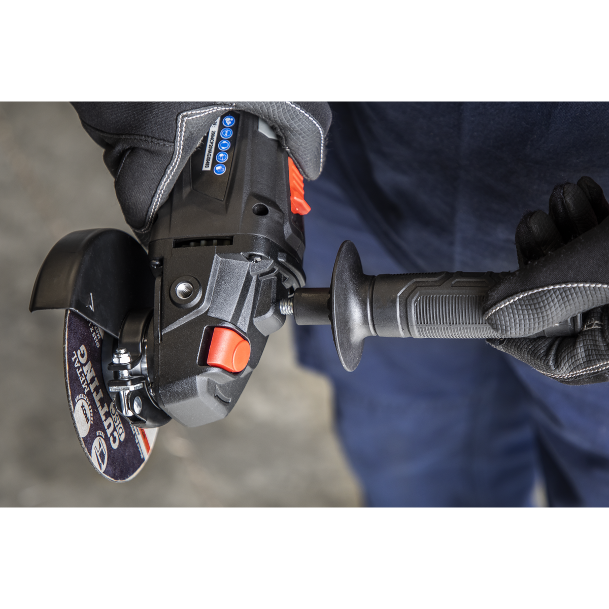 Premier SV20 Series 115mm Brushless Cordless Angle Grinder Kit 20V 4Ah