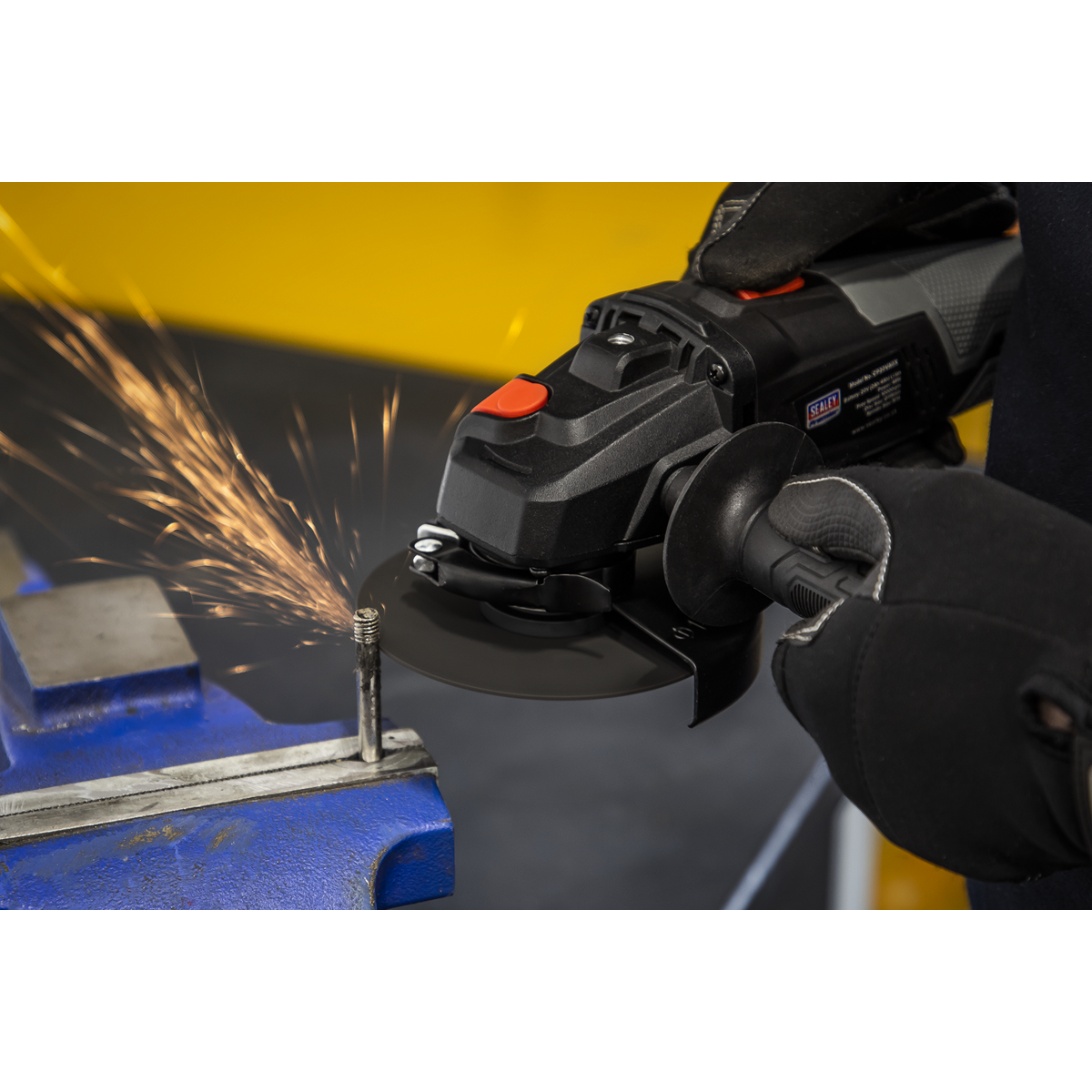 Premier SV20 Series 115mm Brushless Cordless Angle Grinder Kit 20V 4Ah