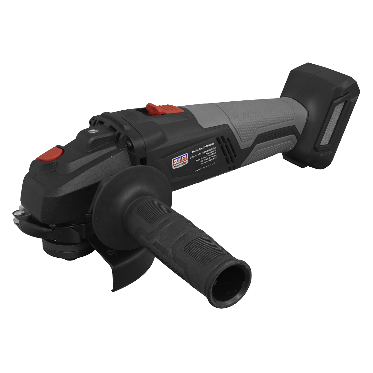Premier SV20 Series 115mm Brushless Cordless Angle Grinder 20V - Body Only