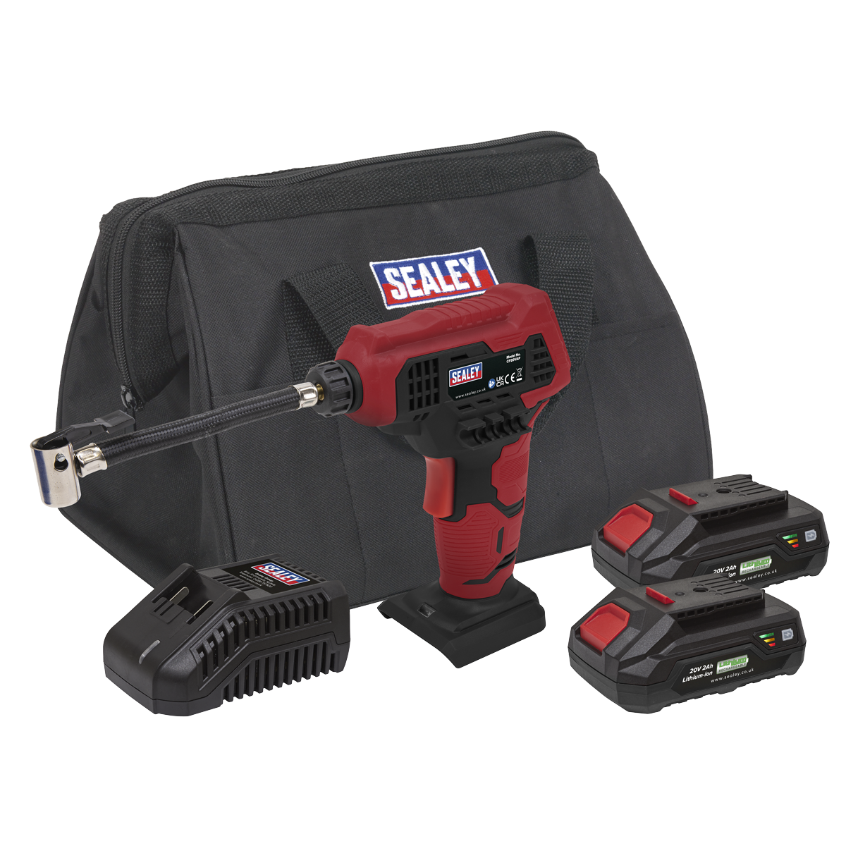 SV20 Series Cordless Air Pump Kit 20V 2Ah - 2 Batteries